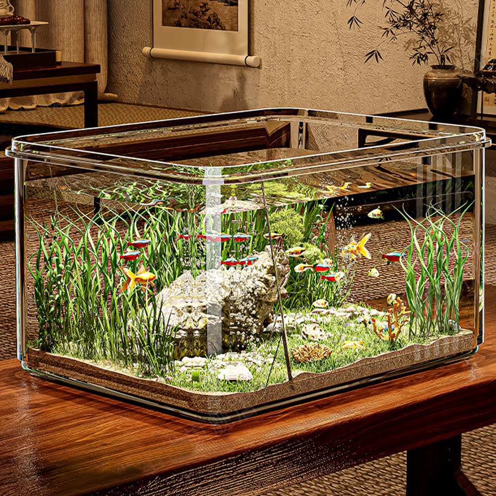 Aquarium Xl - 1 PC Transparent Aquarium Creative Desktop