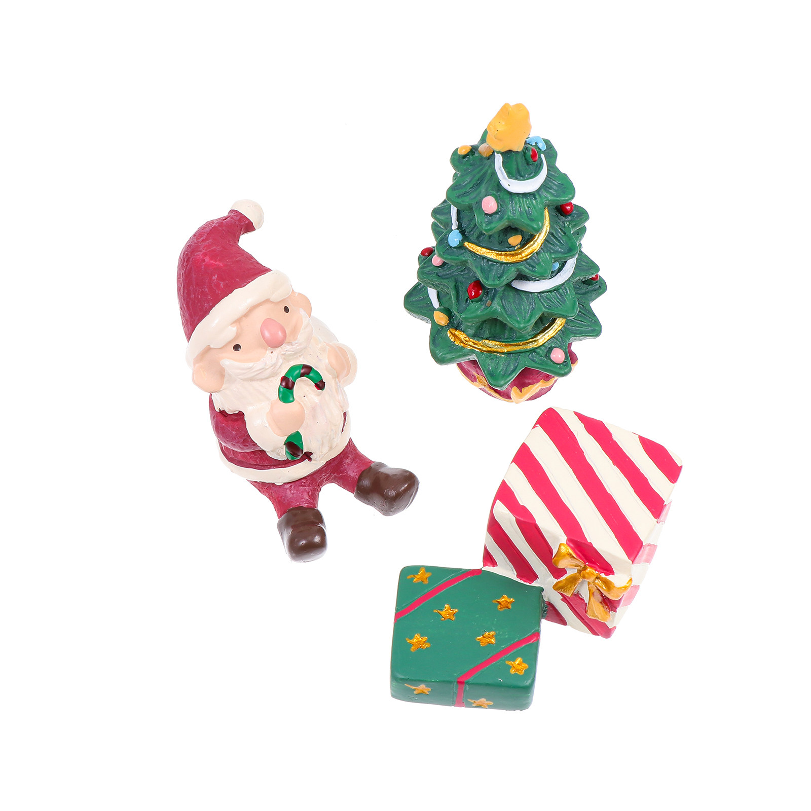 Aquarium Fish Restaurant - 3Pcs Christmas Resin Desktop Ornament Festive