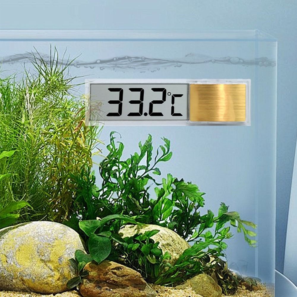 Aquarium Thermometer - 3D Digital Aquarium Thermometer Waterproof Electronic