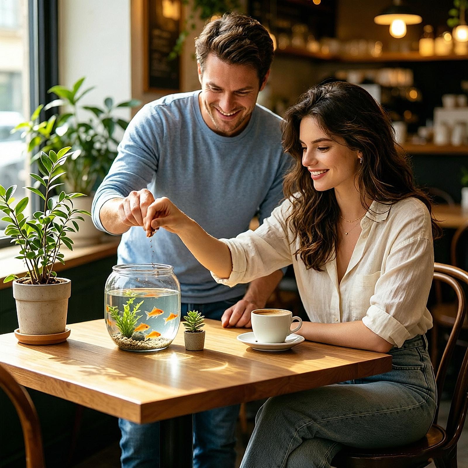 Aquarium Fish Restaurant - Fish Bowl Decorative Clear Aquarium Shrimp