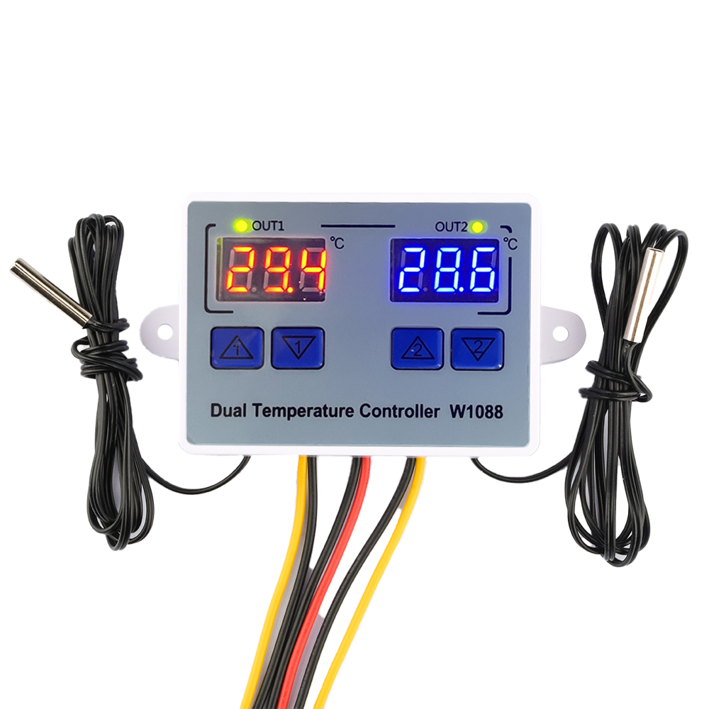 Aquarium Thermometer - W1088 Dual LED Digital Temperature Sensor