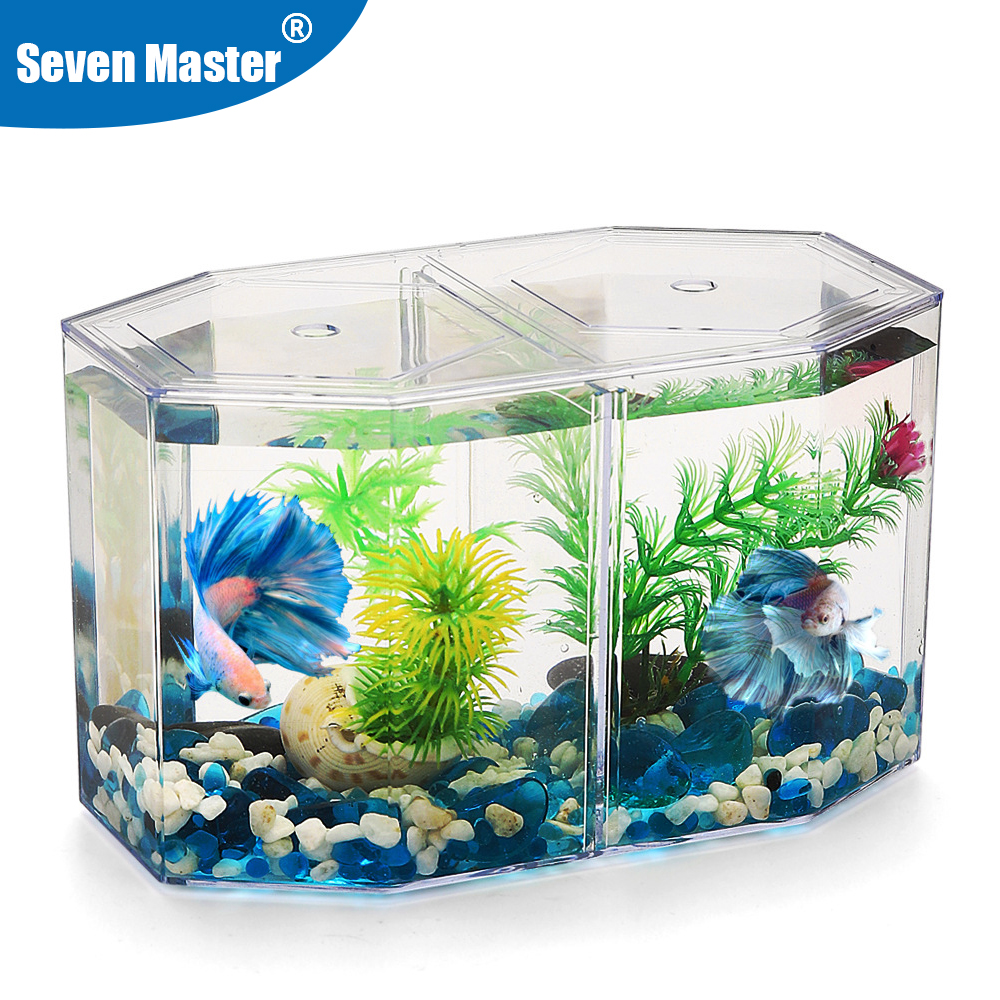 Aquarium Xl - Acrylic Two Splits Guppy Fish Tank
