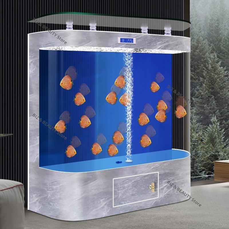 Aquarium Fish Low Maintenance - Newest Smart Aquarium: Large Self-Cleaning Goldfish