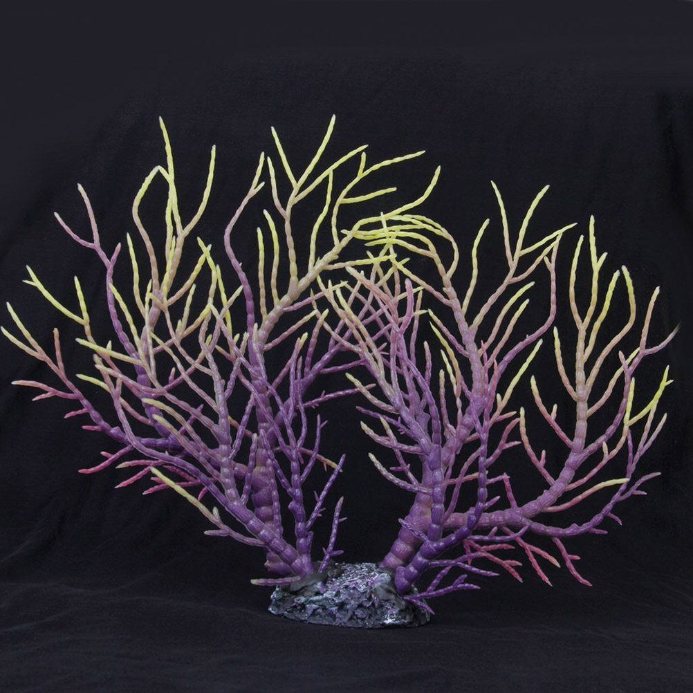 Aquarium Fish Yellow - Artificial Coral Fish Tank Decor 28*20Cm