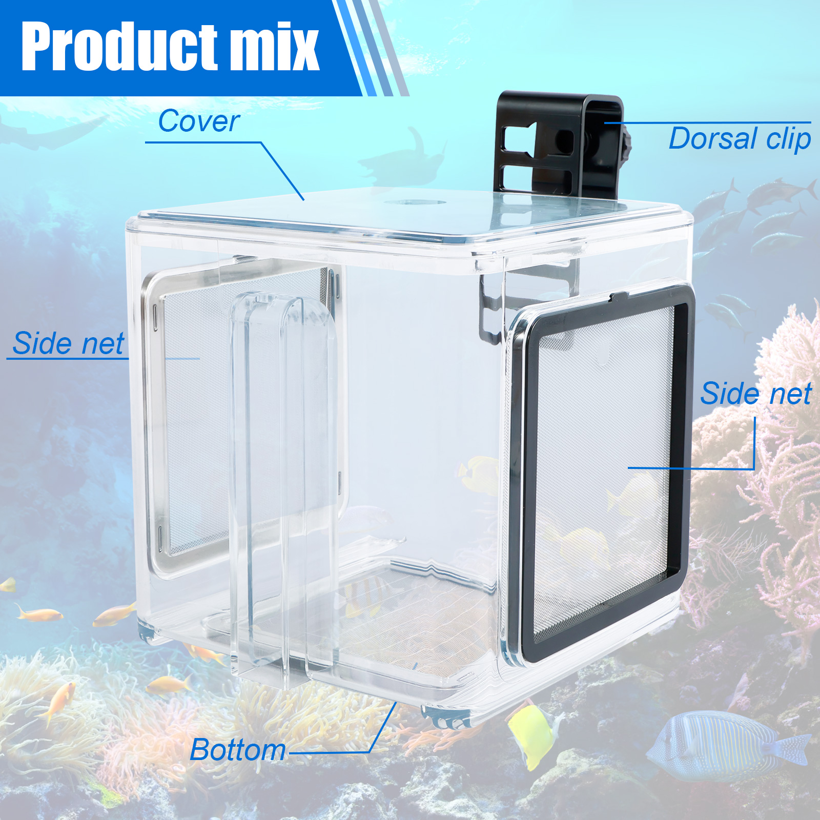 Aquarium Breeder Box Fish Bree - огляд і ціна Aquarium Xl