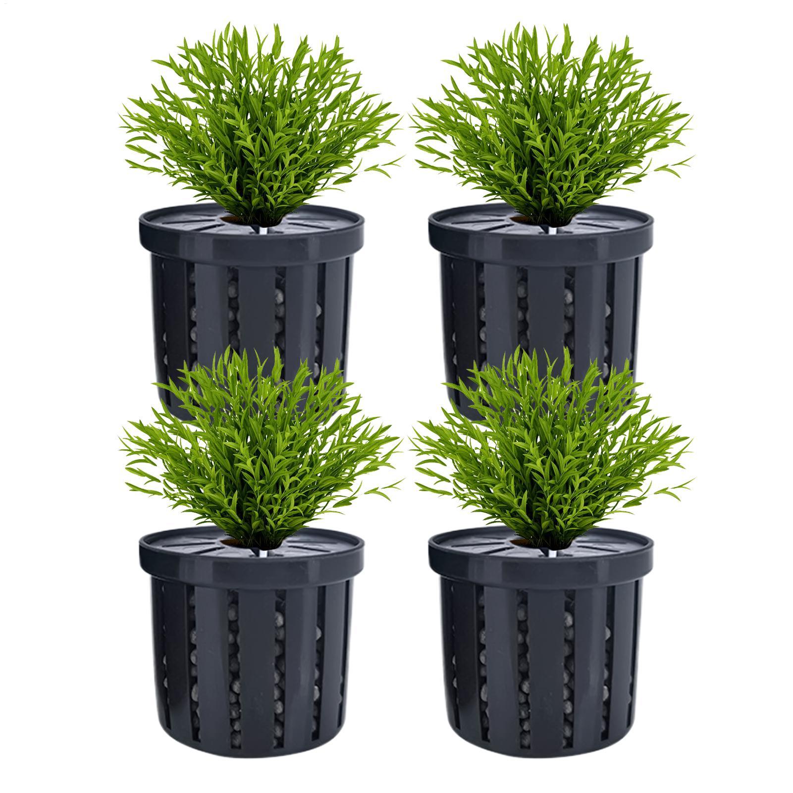 Stable Fish Tank Plant Cup 4pc - огляд і ціна Aquarium Fish Restaurant