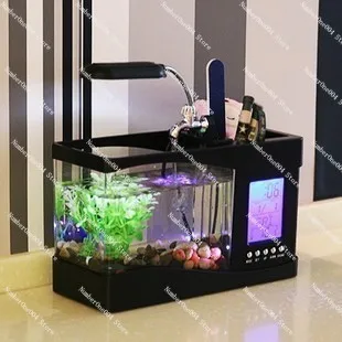 Mini Small Fish Tank Creative  - огляд і ціна Aquarium Fish Logo