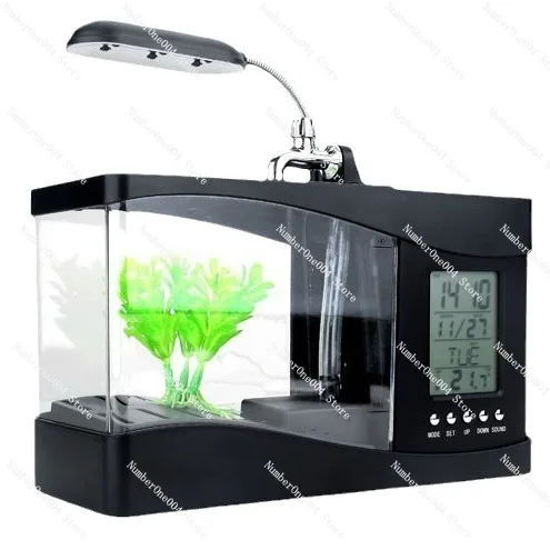 Mini Small Fish Tank Creative  - огляд і ціна Aquarium Fish Logo