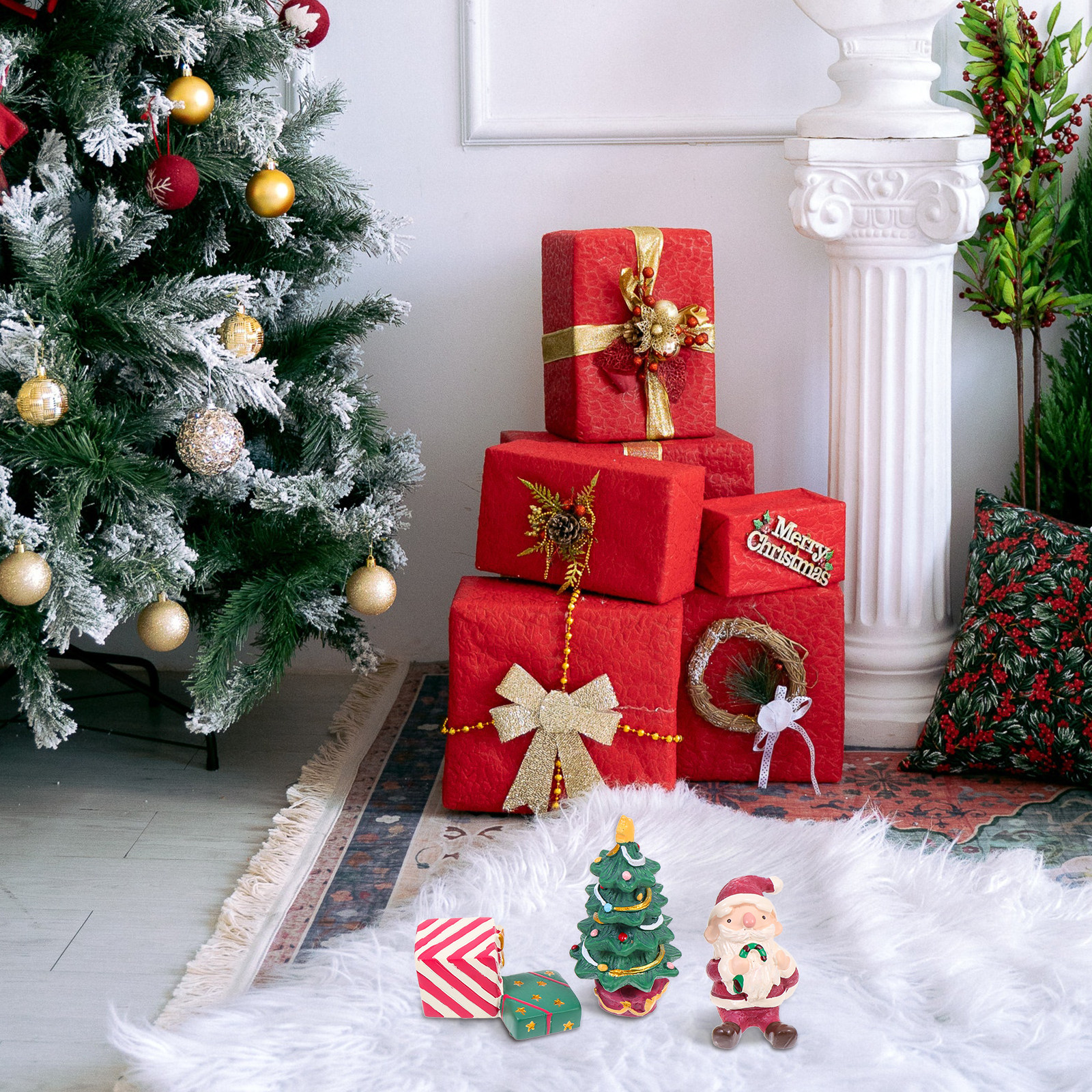 3Pcs Christmas Resin Desktop O - огляд і ціна Aquarium Fish Restaurant