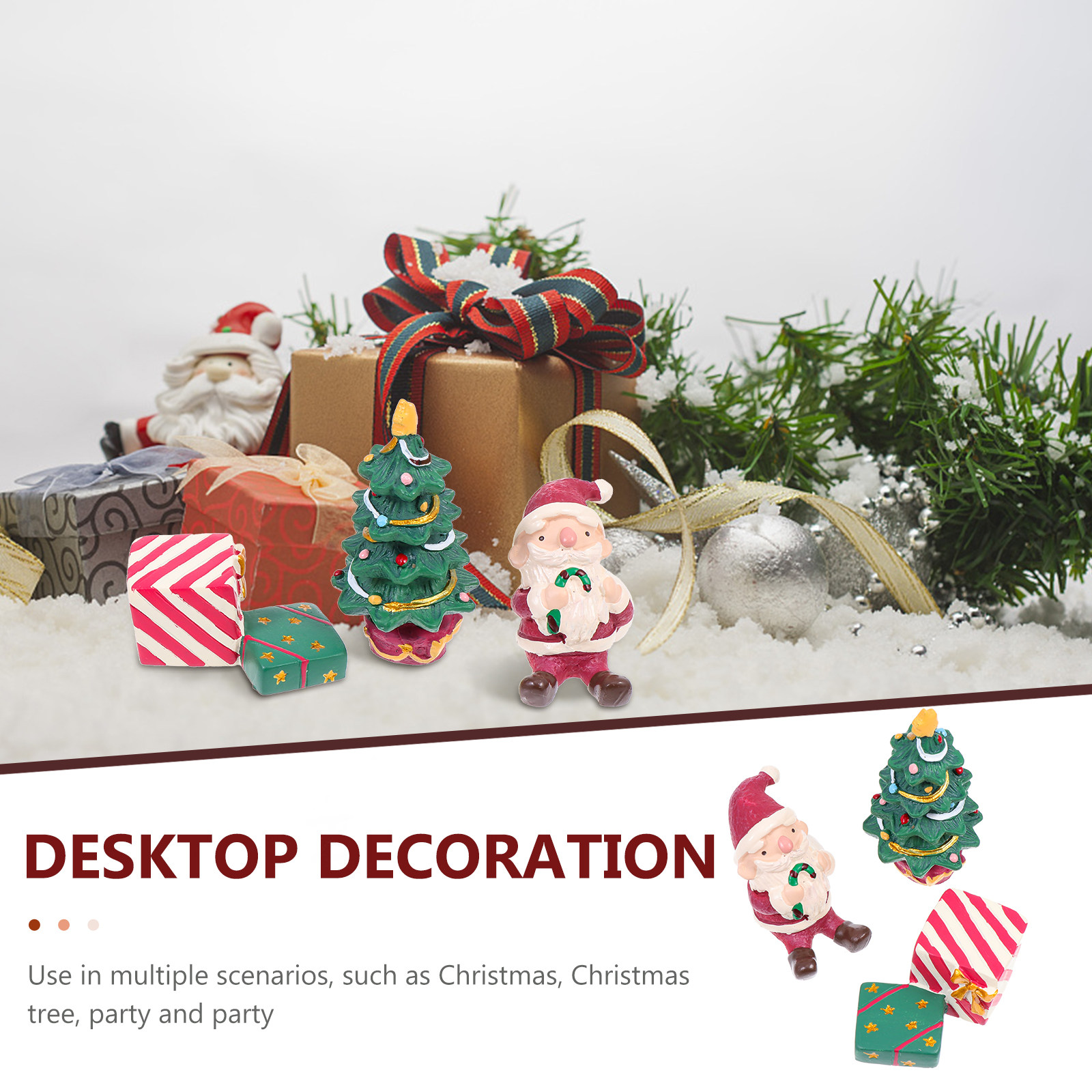 3Pcs Christmas Resin Desktop O - огляд і ціна Aquarium Fish Restaurant