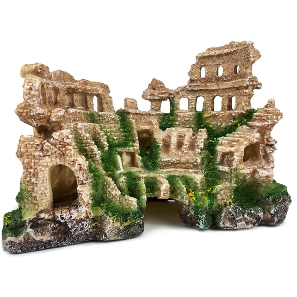 Antique Roman Column Ruin Aqua - огляд і ціна Aquarium Fish Hideout