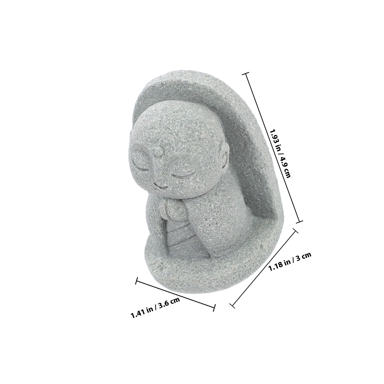 Miniature Japanese Jizo Buddha - огляд і ціна Aquarium Fish In