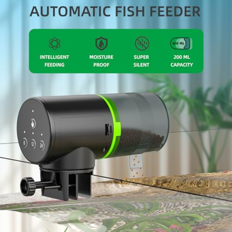 【Spot goods】Automatic Fish Fee - огляд і ціна Aquarium Fish In