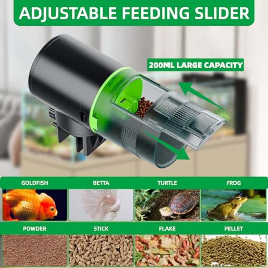 【Spot goods】Automatic Fish Fee - огляд і ціна Aquarium Fish In