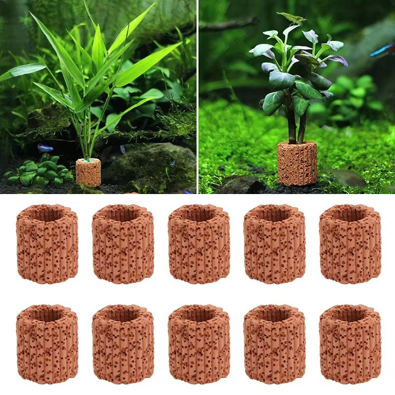 Aquatic Plant Fixed Ring for A - огляд і ціна Aquarium Fish Hideout