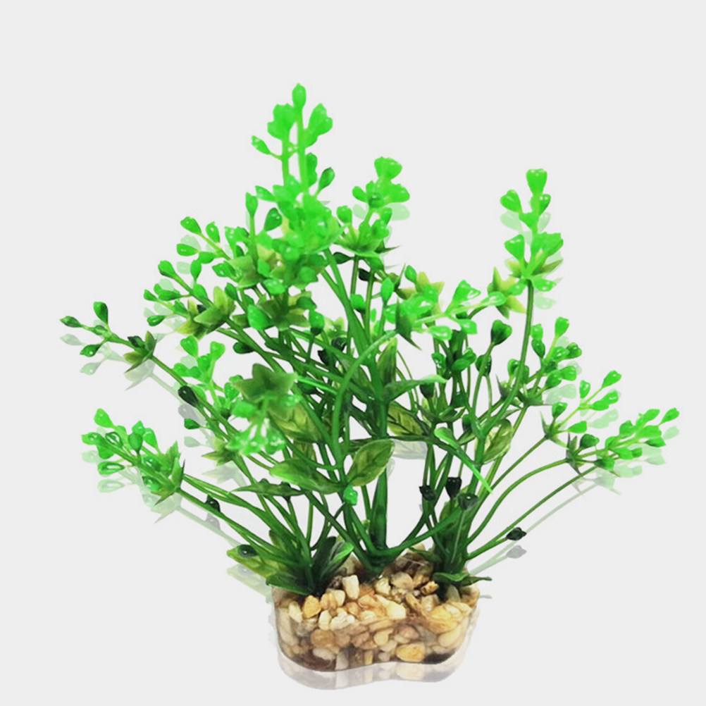 2Pcs Simulated Green Plastic A - огляд і ціна Aquarium Fish Low Maintenance
