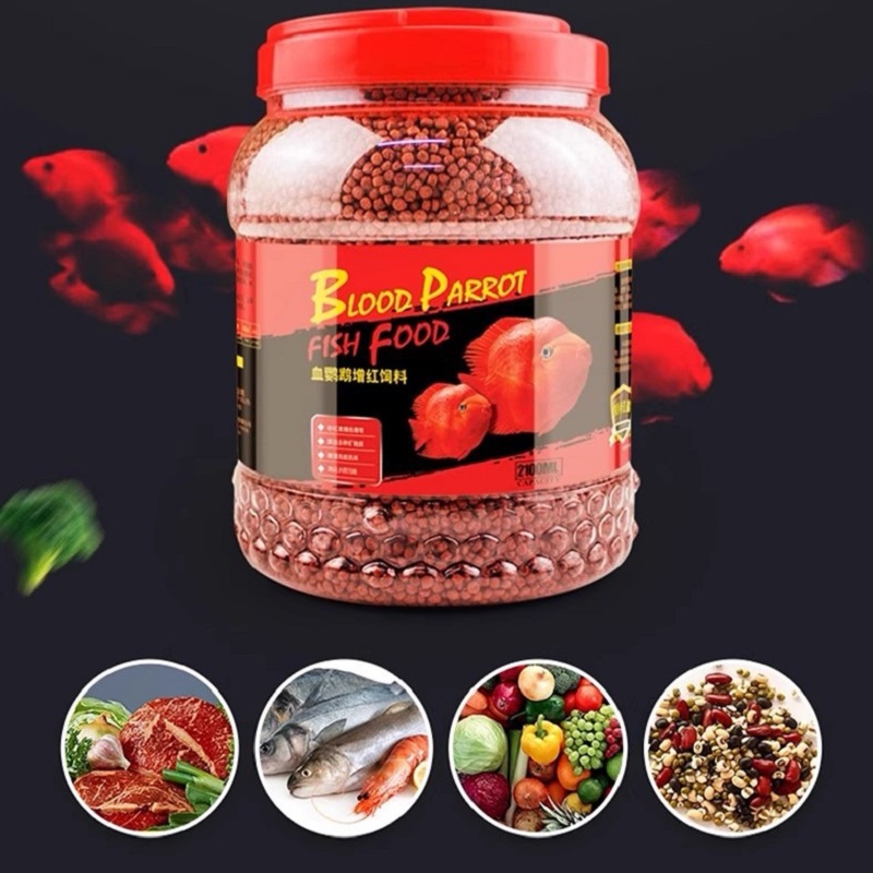 Blood Parrot Fish Pellet Feed  - огляд і ціна Aquarium Fish Parrot