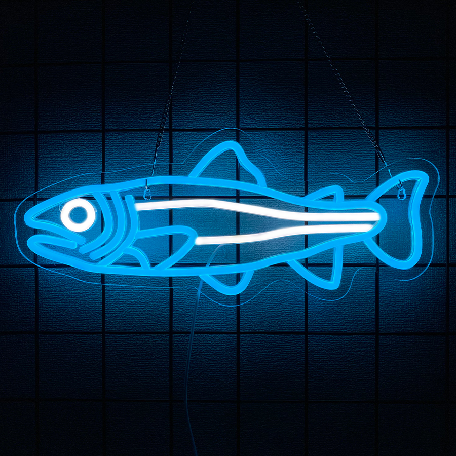 Fish Series Neon Sign For Wall - огляд і ціна Aquarium Fish Restaurant