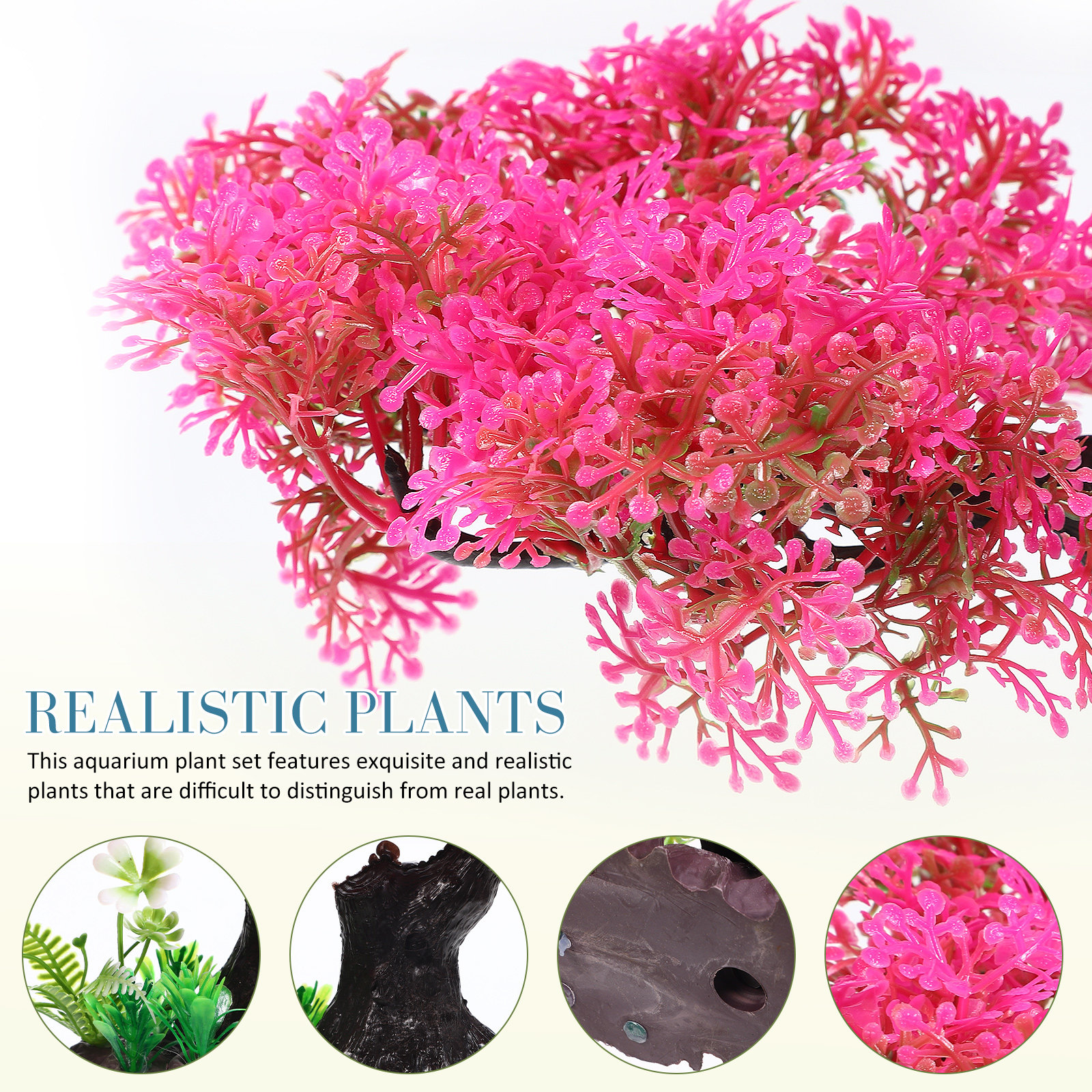 10Pcs Realistic Aquarium Plant - огляд і ціна Aquarium Fish Low Maintenance