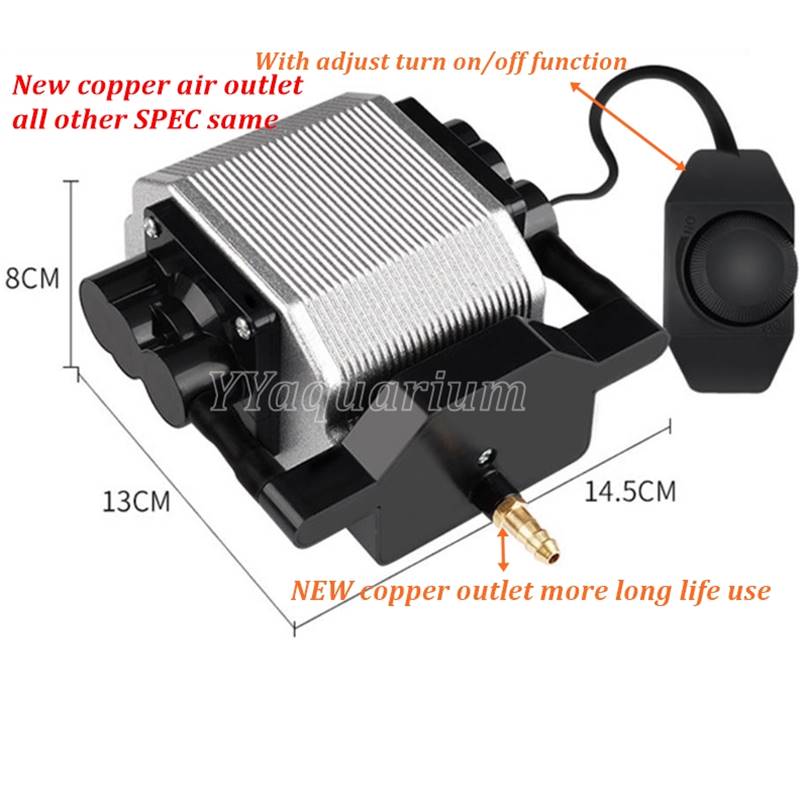 Ultra Quiet Aquarium Air Pump  - огляд і ціна Aquarium Fish Restaurant