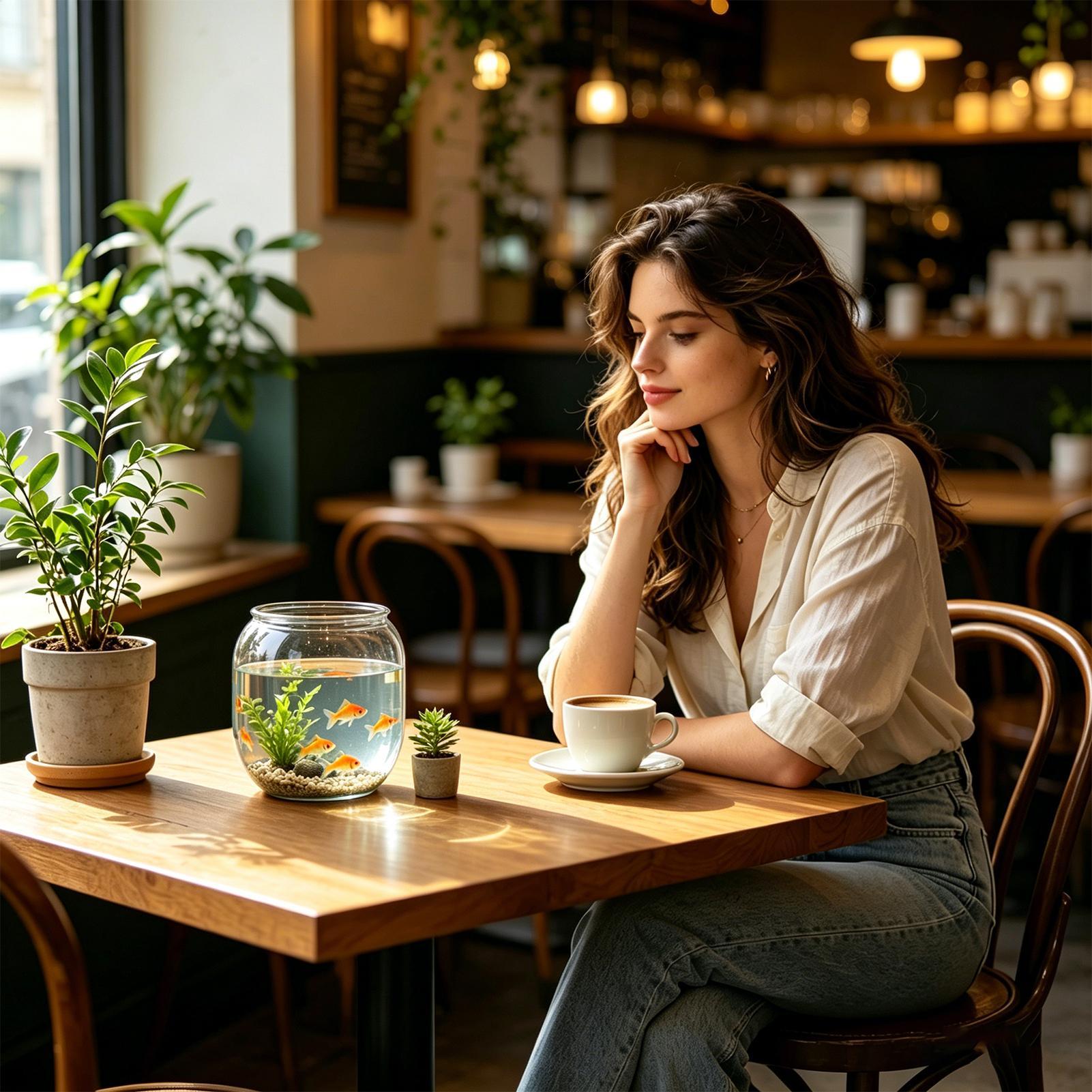 Fish Bowl Decorative Clear Aqu - огляд і ціна Aquarium Fish Restaurant