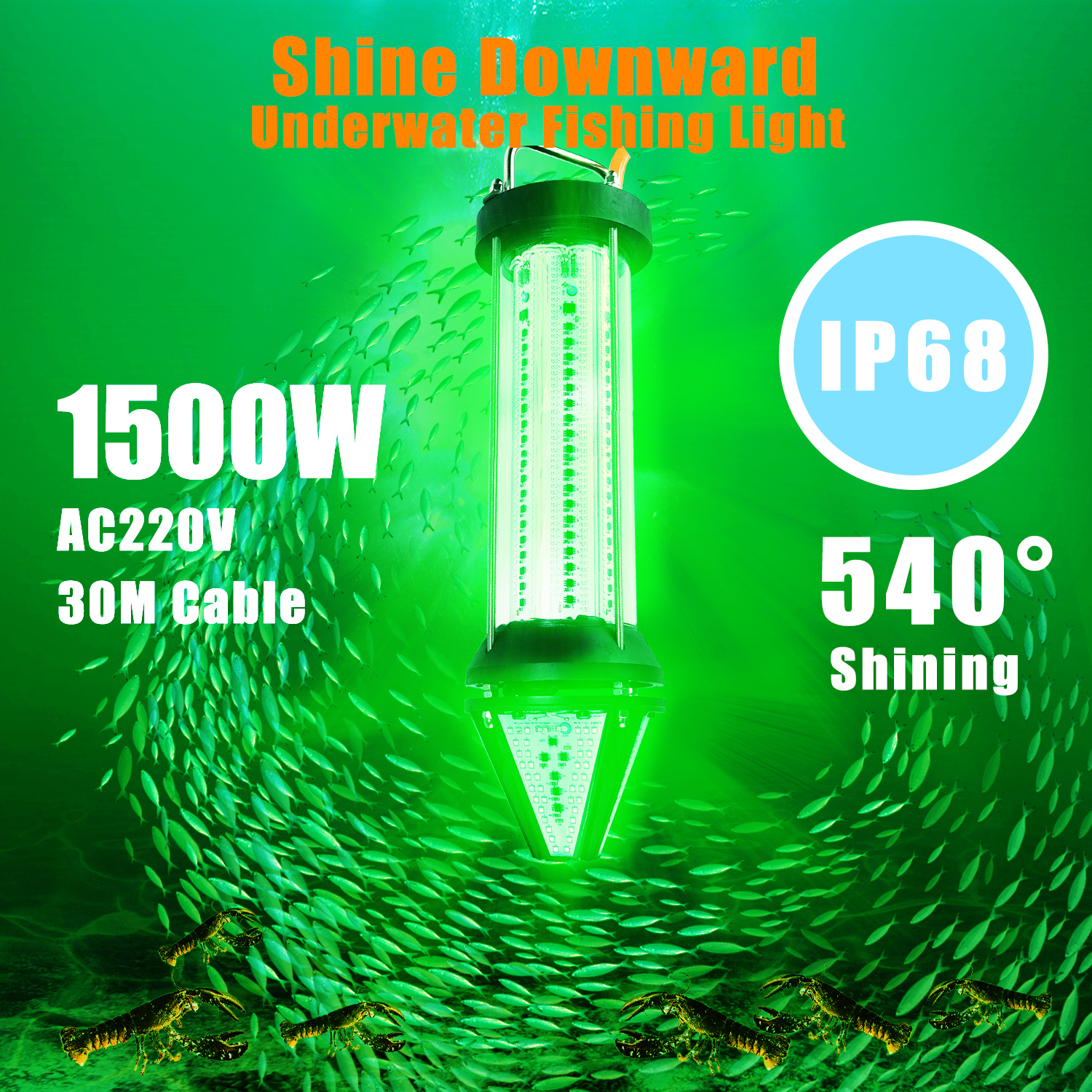Green Blue White Yellow Outdoo - огляд і ціна Aquarium Fish Yellow