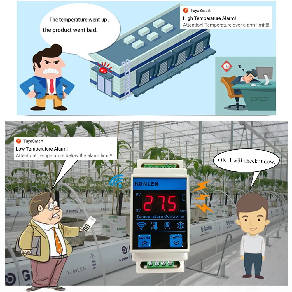 Tuya WIFI Temperature Sensor T - огляд і ціна Aquarium Thermometer