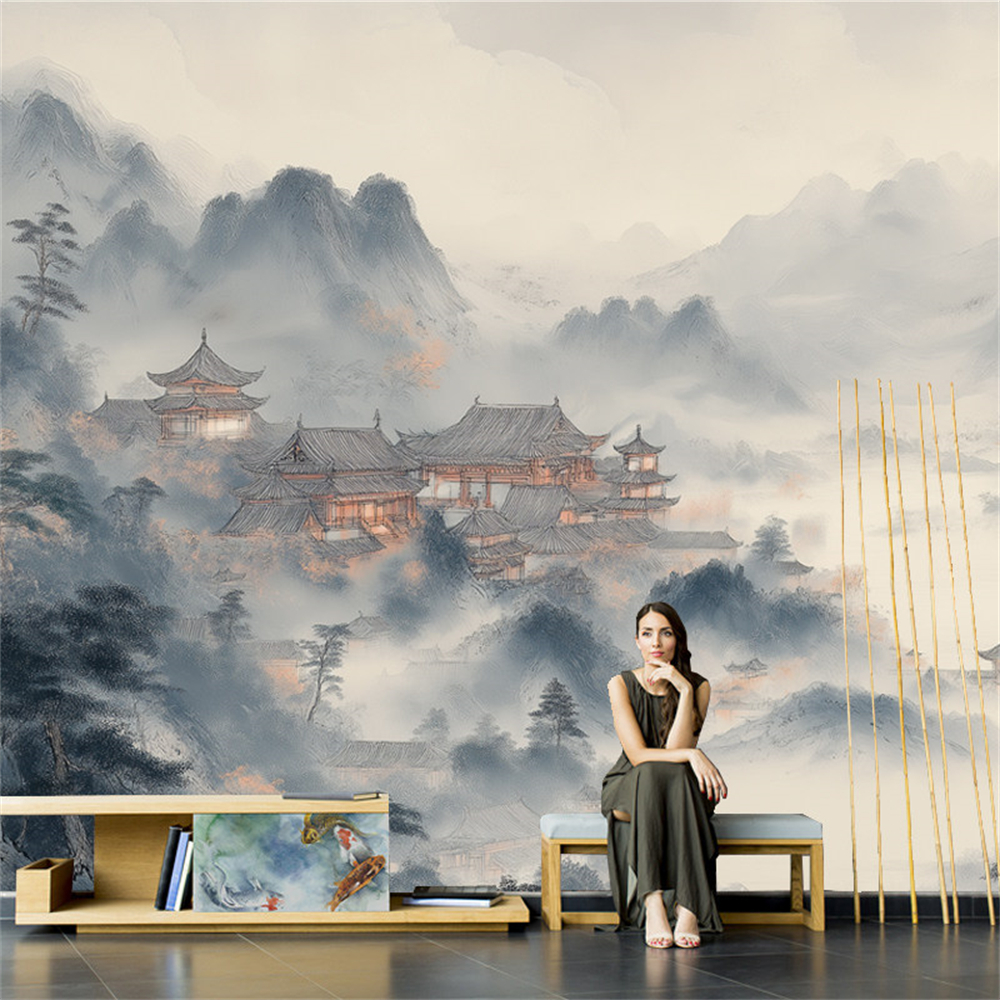 custom wall cloth TV backgroun - огляд і ціна Background Film 3D
