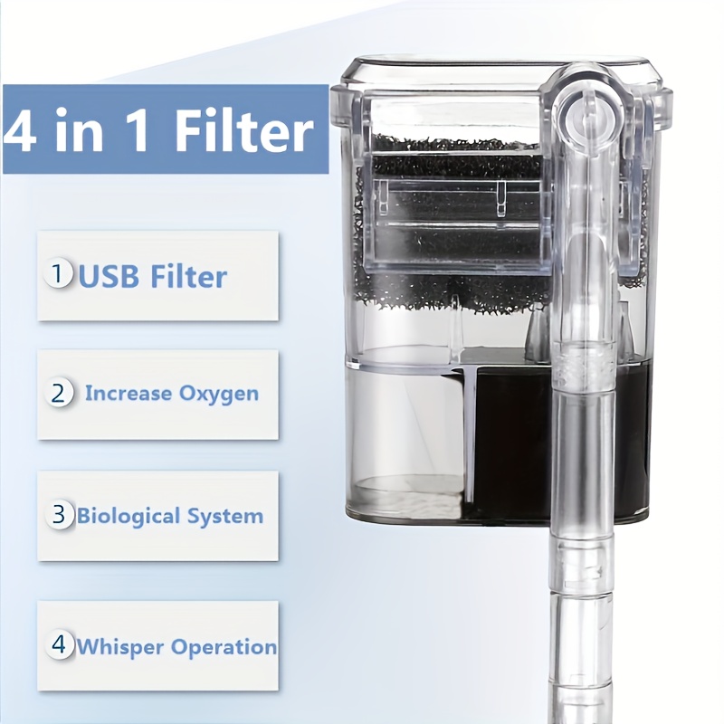 2.5W DC 5V Wall-hanging Filter - огляд і ціна Aquarium Xl