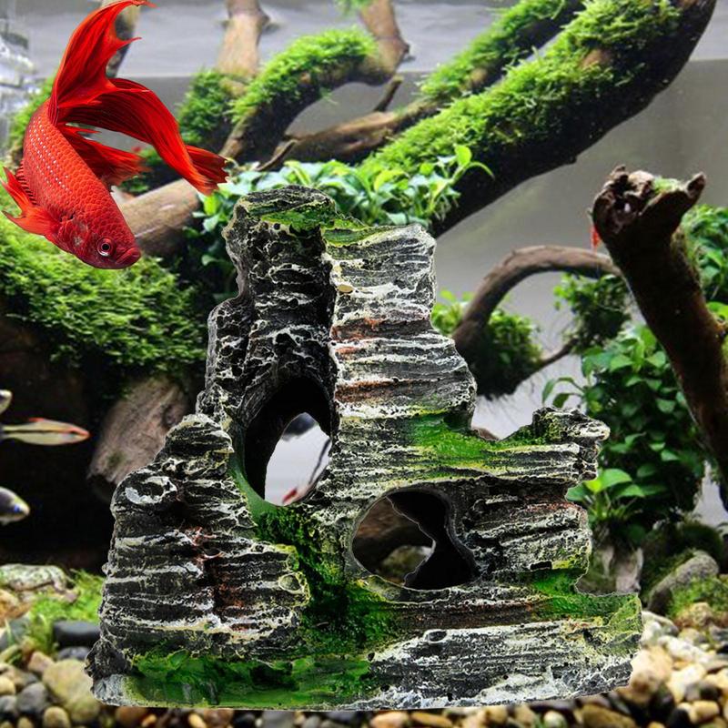 Aquarium Sandstone Decoration  - огляд і ціна Aquarium Fish Hideout