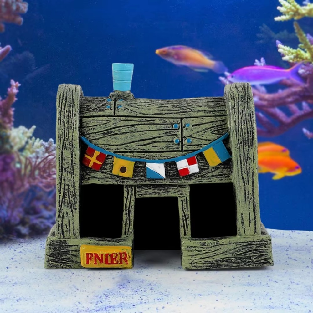 Cute Aquarium Resin Decoration - огляд і ціна Aquarium Fish Restaurant