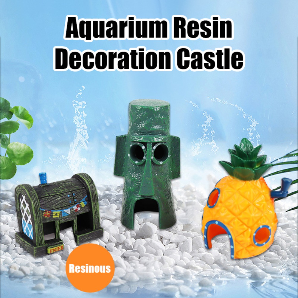 Cute Aquarium Resin Decoration - огляд і ціна Aquarium Fish Restaurant