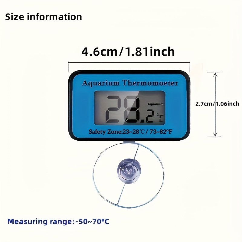 LCD Digital Aquarium Thermomet - огляд і ціна Aquarium Thermometer
