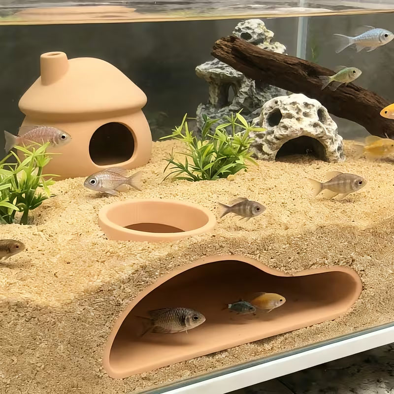 Apcarium Fish Tunnel Hideout | - огляд і ціна Aquarium Fish Hideout