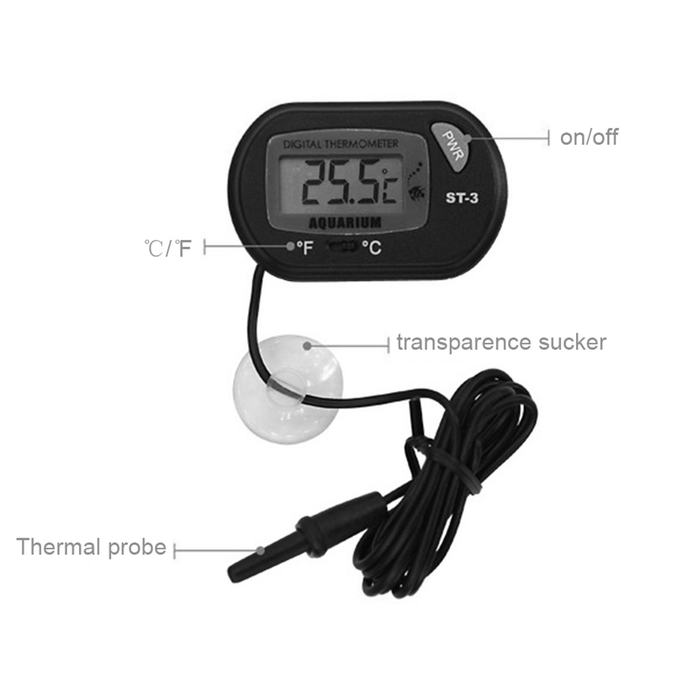 Aquarium Thermometer Suction C - огляд і ціна Aquarium Thermometer