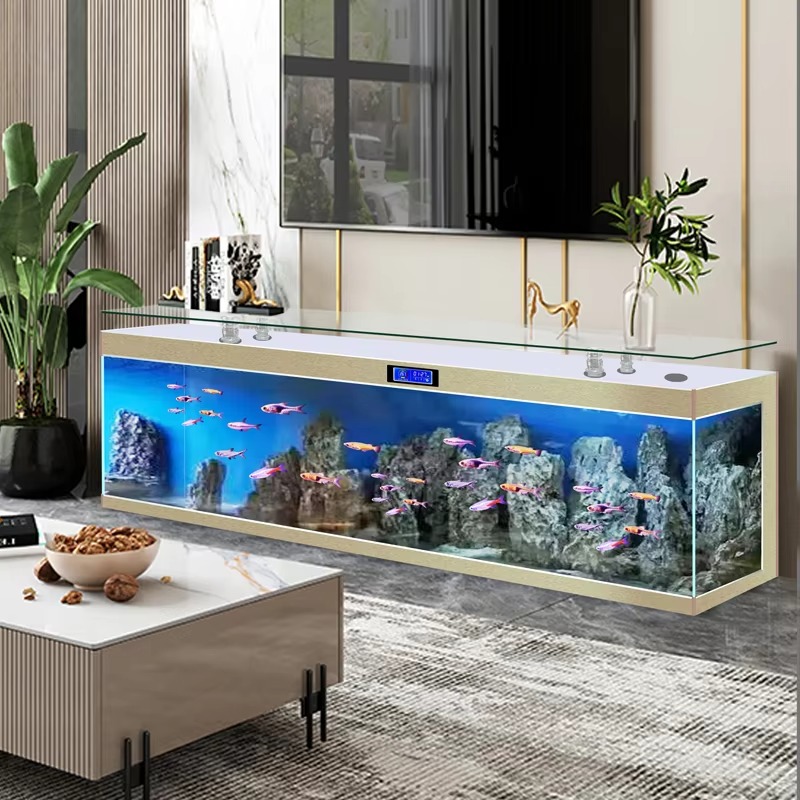 Square TV Stand Fish Aquarium  - огляд і ціна Aquarium Fish Low Maintenance