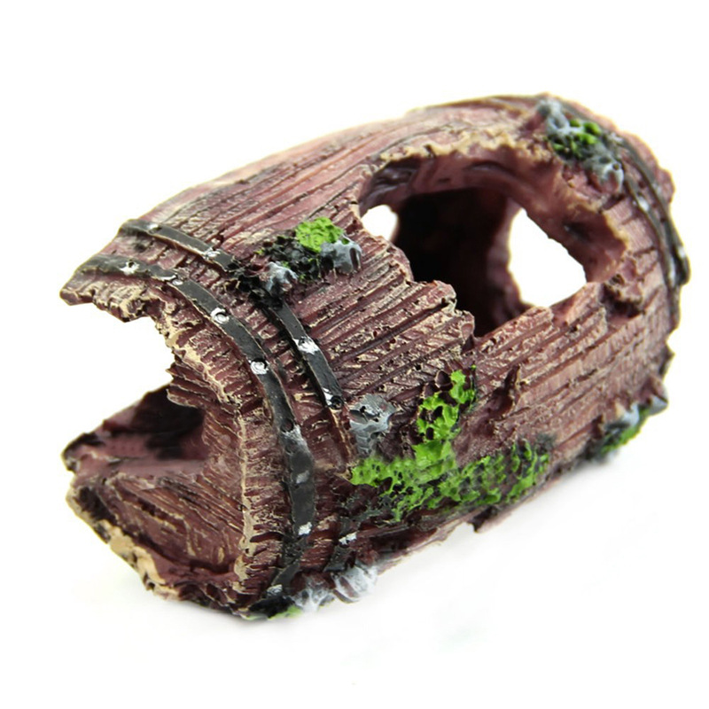 Aquarium Artificial Barrel Cav - огляд і ціна Aquarium Fish Hideout
