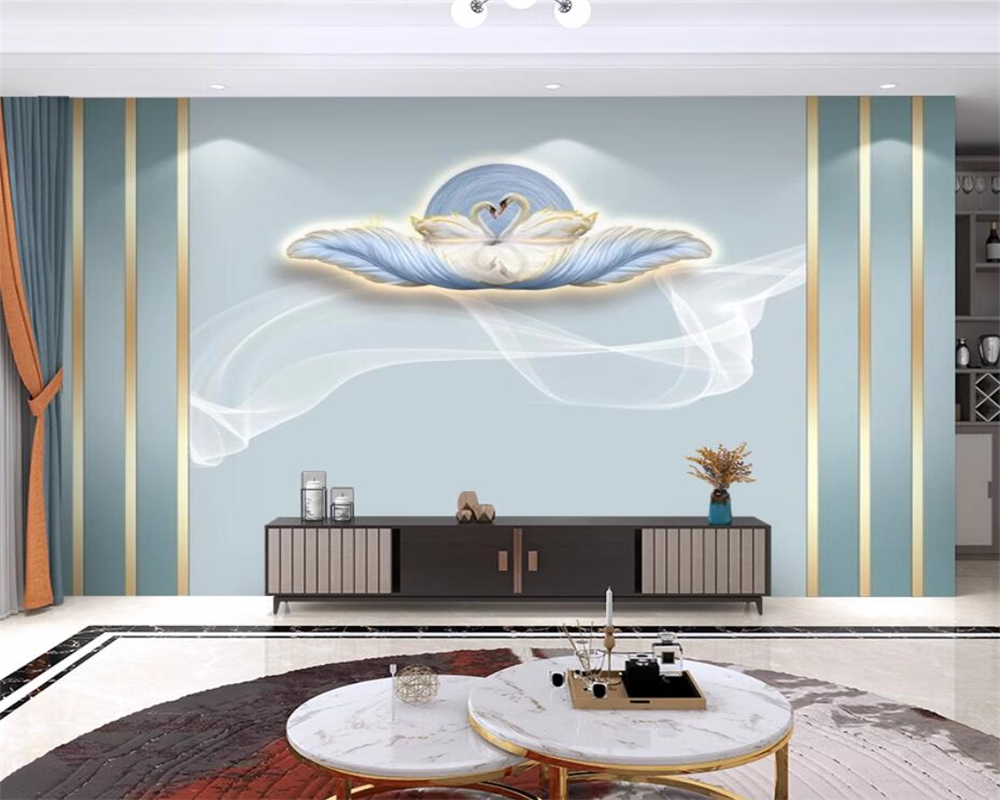 beibehang Customized New TV Ba - огляд і ціна Background Film 3D