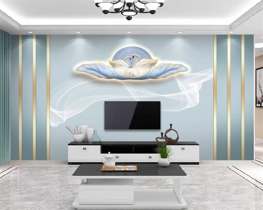 beibehang Customized New TV Ba - огляд і ціна Background Film 3D