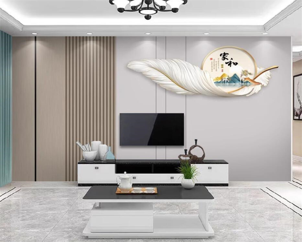 beibehang Customized New TV Ba - огляд і ціна Background Film 3D
