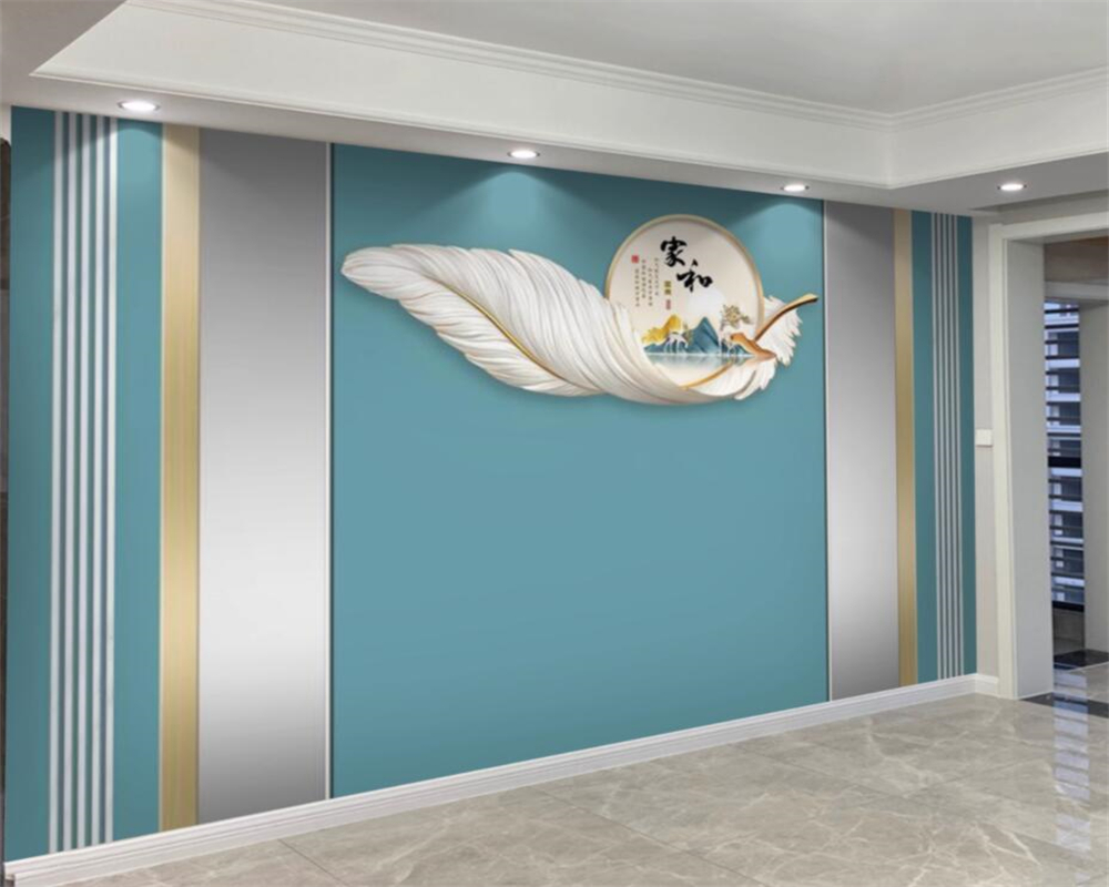 beibehang Customized New TV Ba - огляд і ціна Background Film 3D