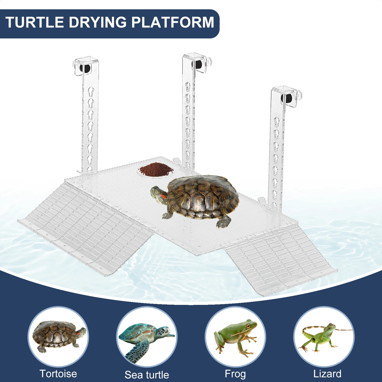 Adjustable Turtle Basking Plat - огляд і ціна Aquarium Fish Hideout