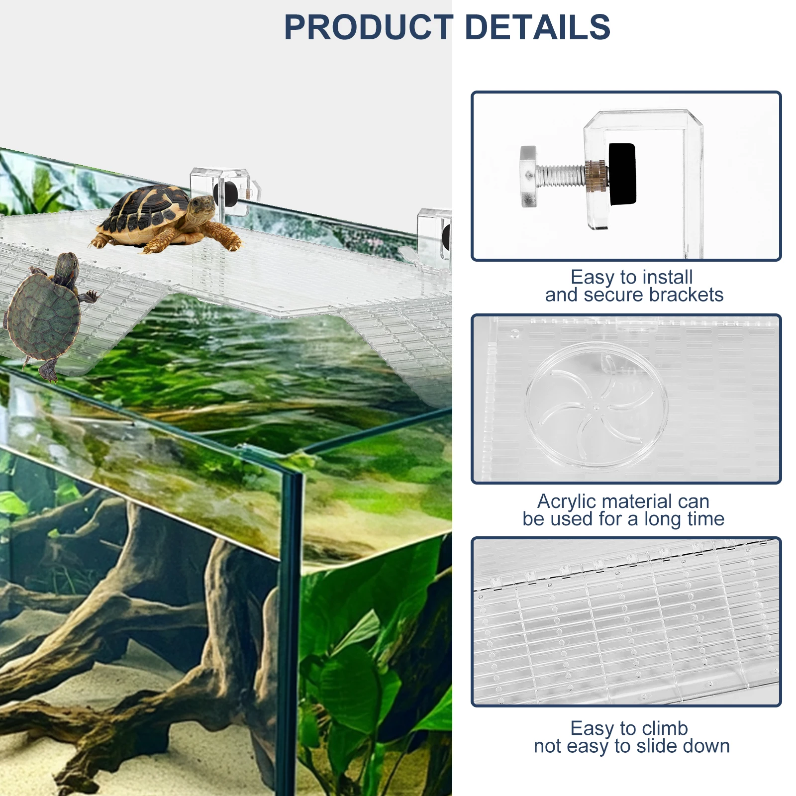 Adjustable Turtle Basking Plat - огляд і ціна Aquarium Fish Hideout