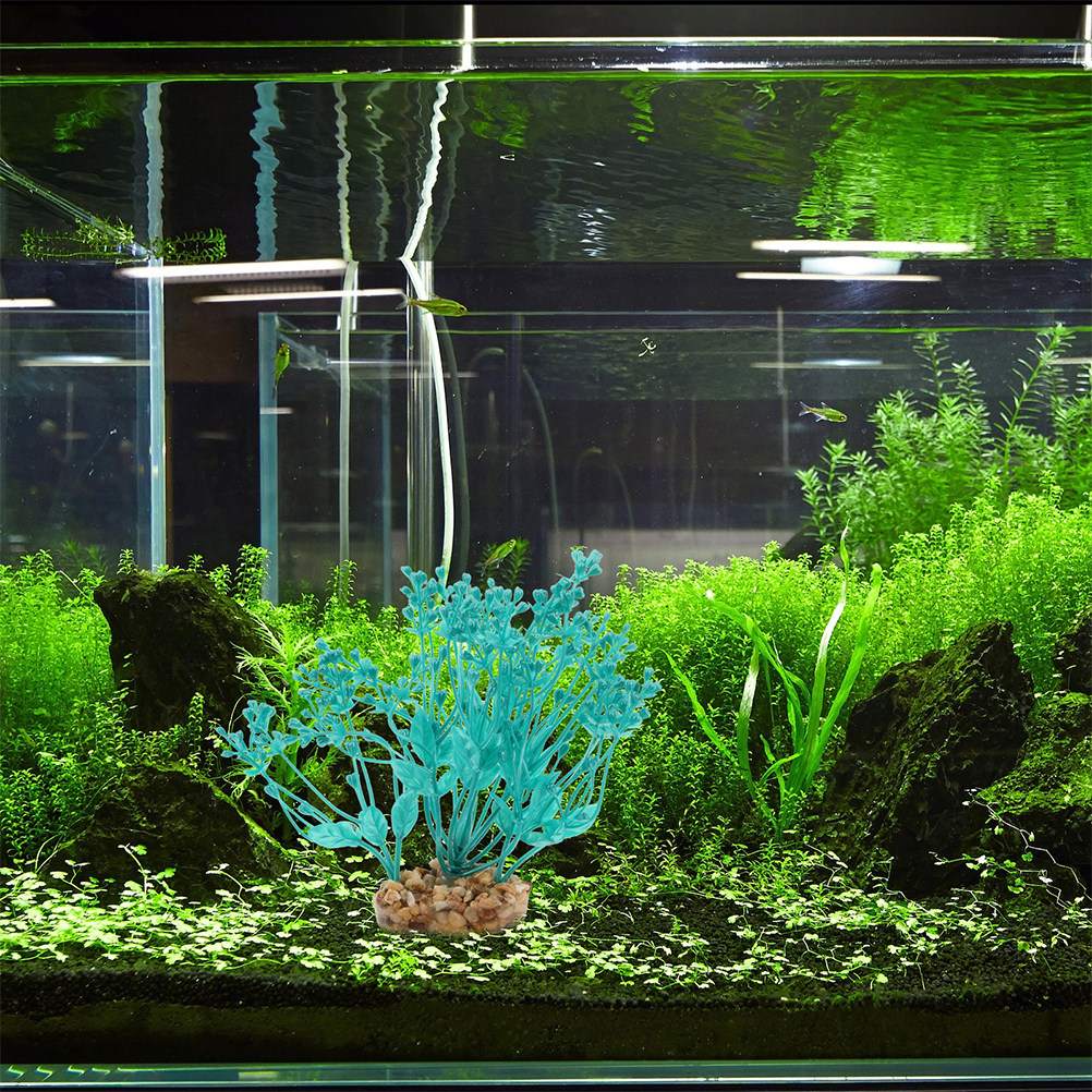 2Pcs Realistic Plastic Aquariu - огляд і ціна Aquarium Fish Low Maintenance