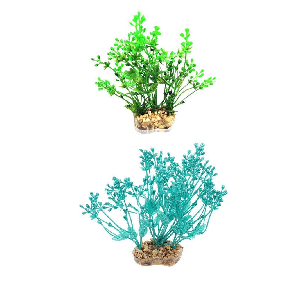 2Pcs Realistic Plastic Aquariu - огляд і ціна Aquarium Fish Low Maintenance