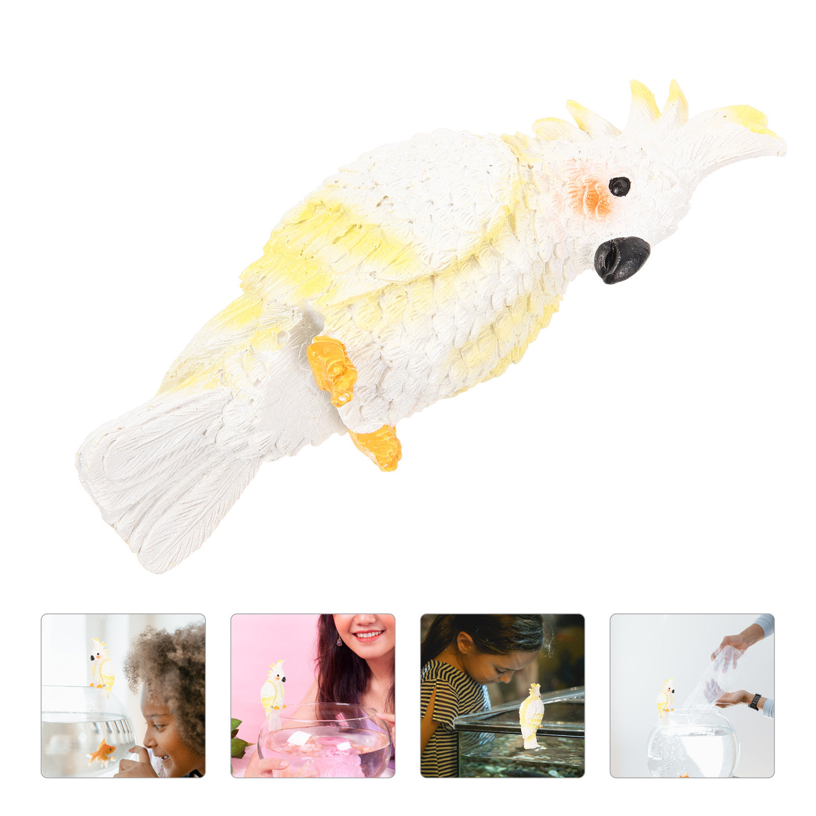Cute Mini Parrot Aquarium Deco - огляд і ціна Aquarium Fish Parrot