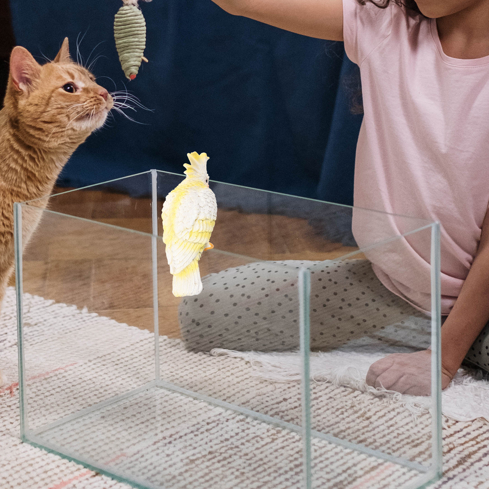Cute Mini Parrot Aquarium Deco - огляд і ціна Aquarium Fish Parrot